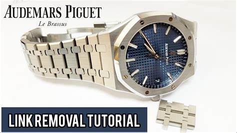 audemars piguet link removal|Adjusting the Bracelet Size of Your Audemars Piguet Royal Oak .